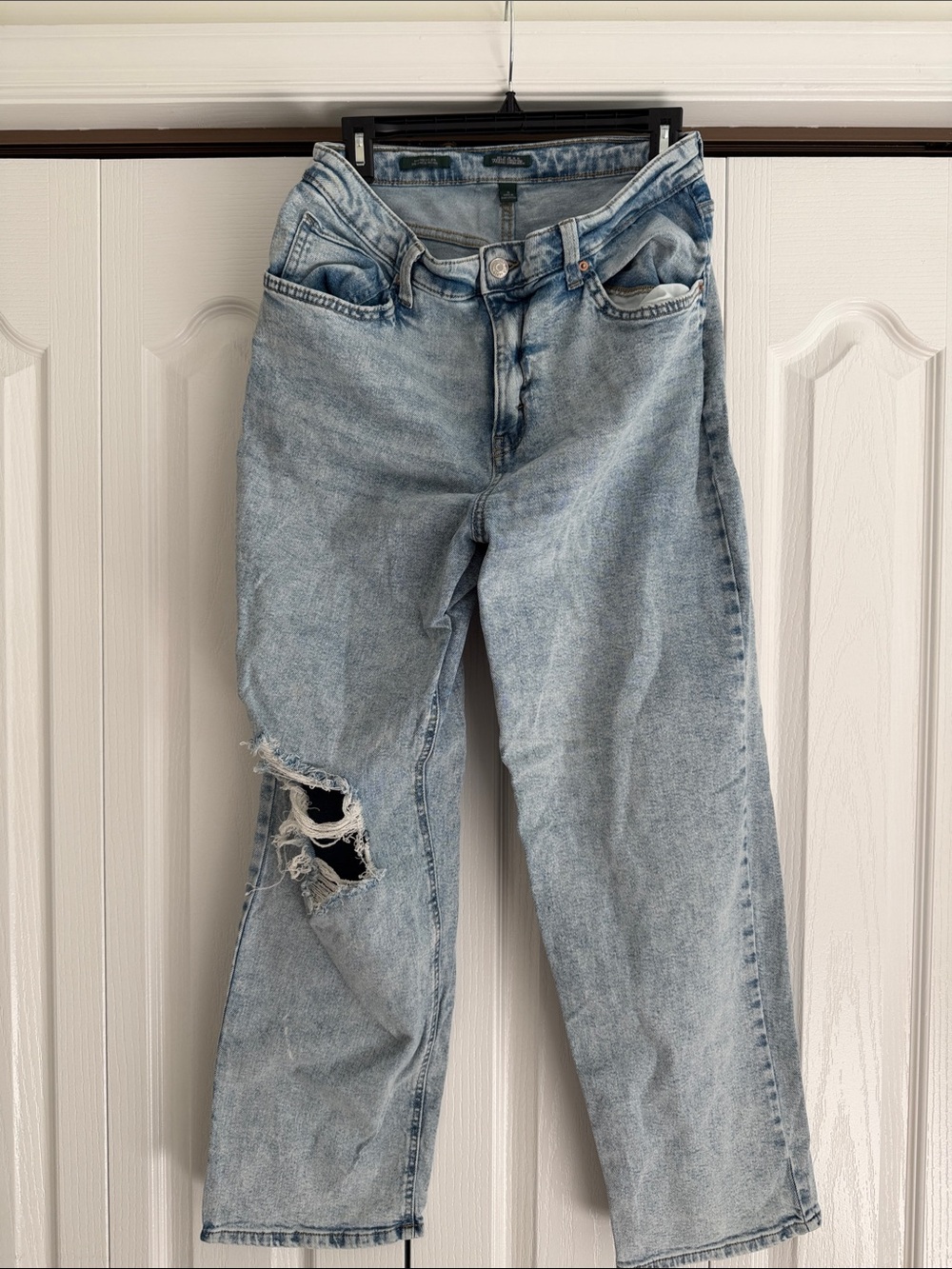 wild fable high rise dad Jean with floral pockets